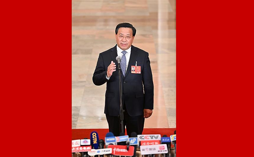 農(nóng)業(yè)農(nóng)村部部長(zhǎng)韓俊接受媒體采訪