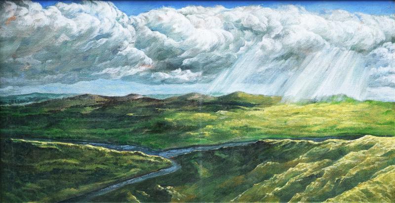 38蒲廖晶偉《故鄉(xiāng)的云》60×35cm.jpg