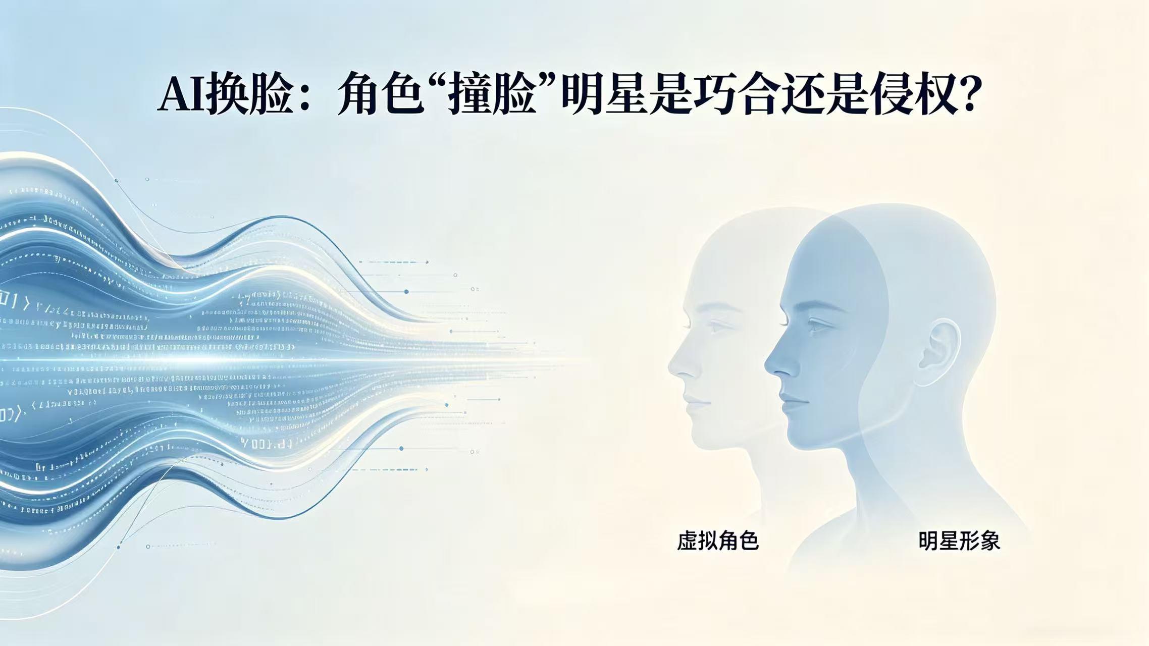 AI換臉讓角色“撞臉”明星，是巧合還是侵權(quán)？